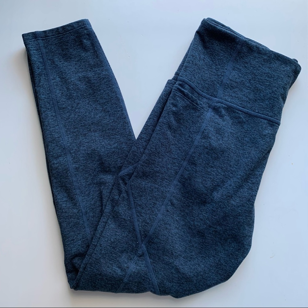 Joy Lab Target navy blue high rise spacedye 7/8 side pocket soft leggings